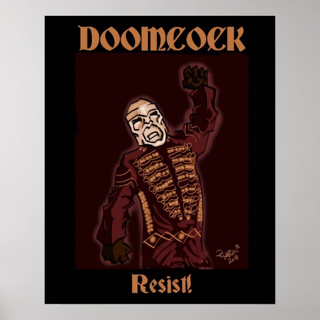 Doomcock Resist Poster (Framsidan)