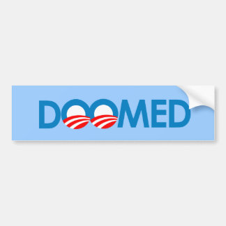 Doomed Anti-Obama - Bildekal