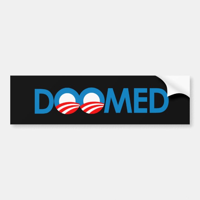 Doomed Anti-Obama - Bildekal (Framsidan)
