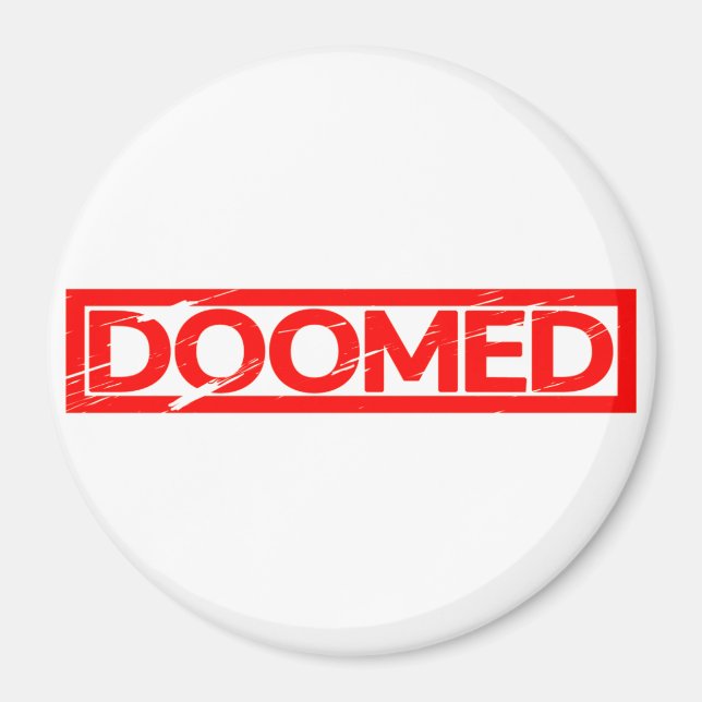 Doomed Frimärke Magnet (Framsidan)