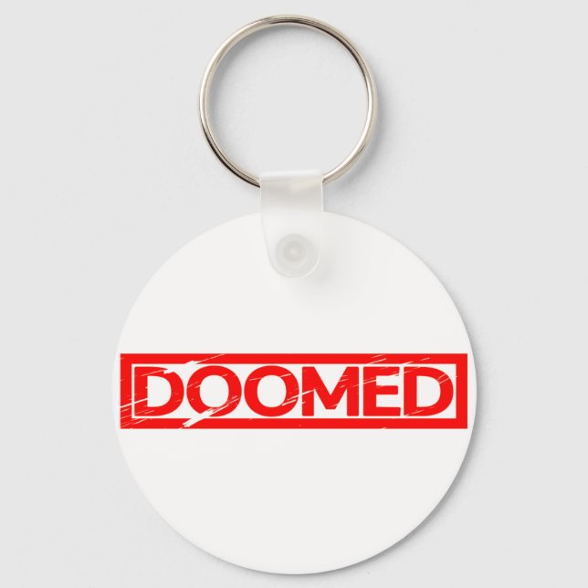 Doomed Frimärke Nyckelring (Framsida)
