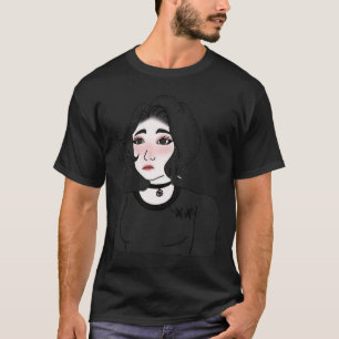 Doomer girl E girl Feels Wojak Meme T Shirt
