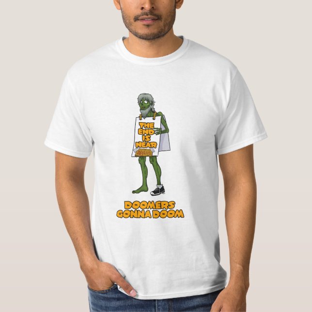 Doomers som går att doom. tee shirt (Framsida)