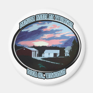 Door Co. , WI Farmhouse Magnet