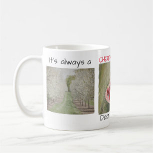 Door County Cherry Blommar Coffee Mugg