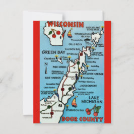 Door County WI vykort