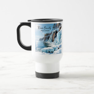 Door County Wisconsin Frusen vinter Resemugg
