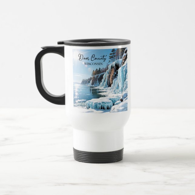 Door County Wisconsin | Frusen vinter   Resemugg (Vänster)