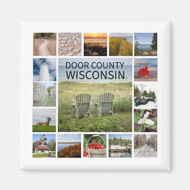 Door County Wisconsin Magnet (Framsidan)