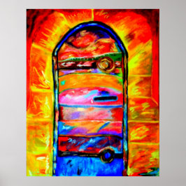 DOOR IN ISRAEL ART CANVAS & POSTER D DAVIDSOHN