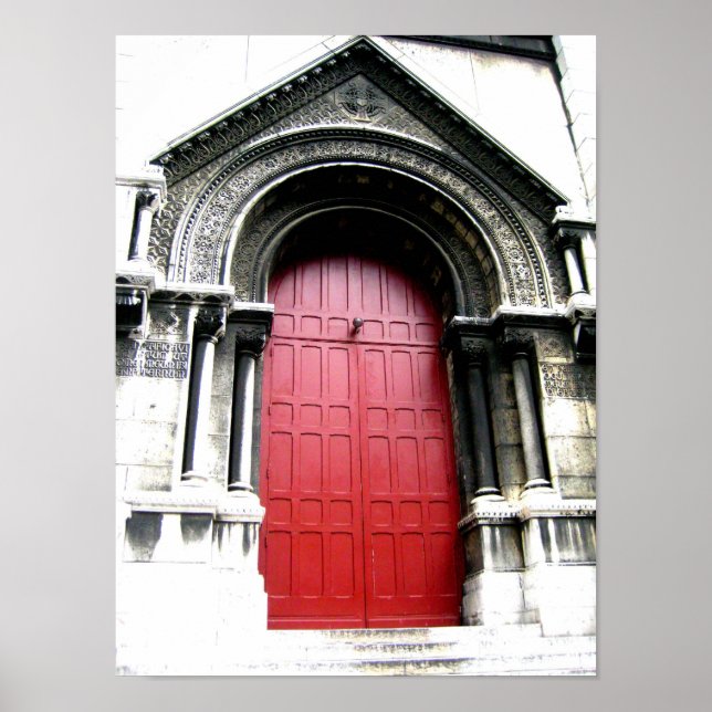 Door to Sacre Coeur Poster (Framsidan)