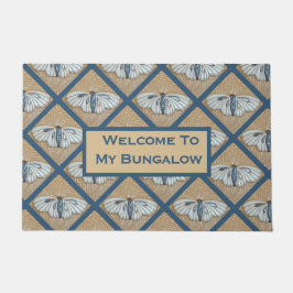 Doormat med vita rutor