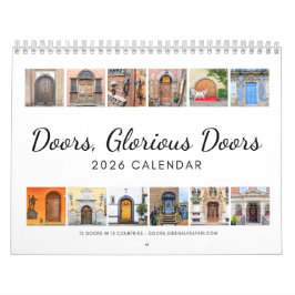 Doors of Europe 2026 Calendar Kalender