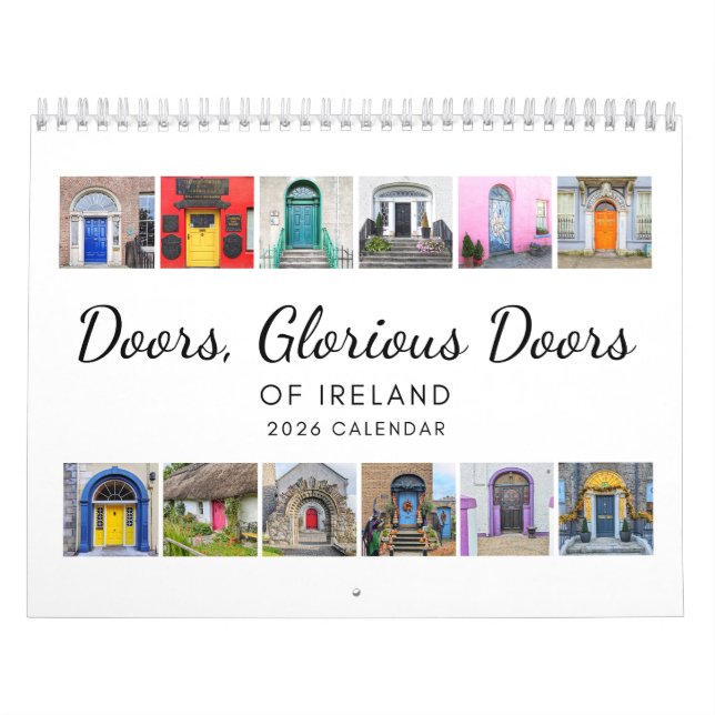 Doors of Ireland 2026 Calendar Kalender (Omslag)