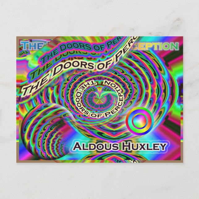 'Doors of Perception' vykort (Framsida)