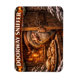 Doorway Sniffer Icelandic Yule Lad Magnet