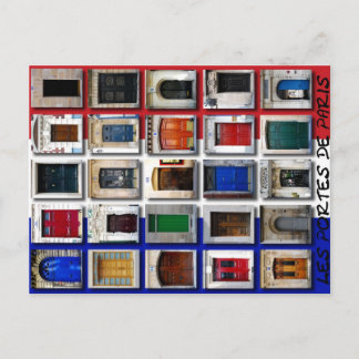 Doorways of Paris Vykort