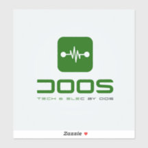 DOOS ZAZZLE STICKER