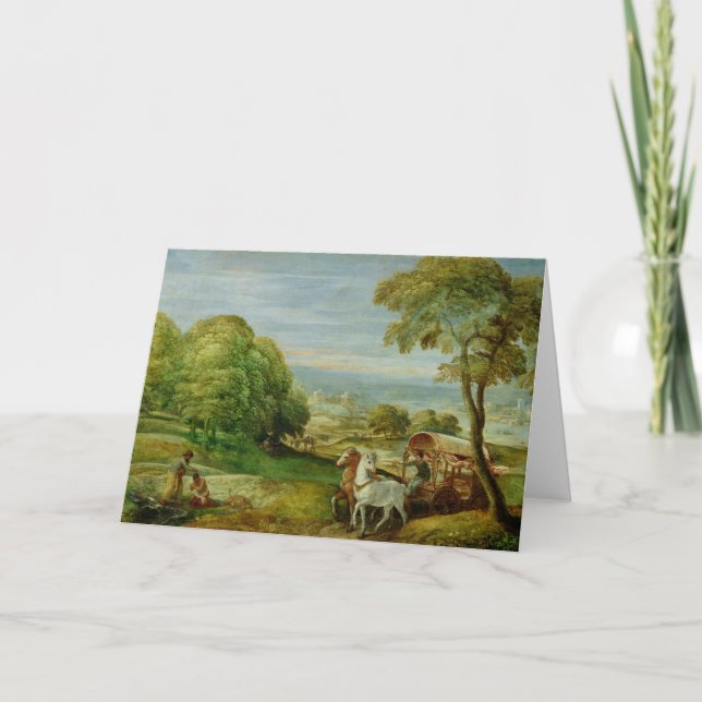 Dop av den etiopiska eunucken kort (Framsida)