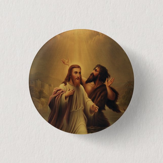 Dop av Jesus Kristus Knapp (Framsida)