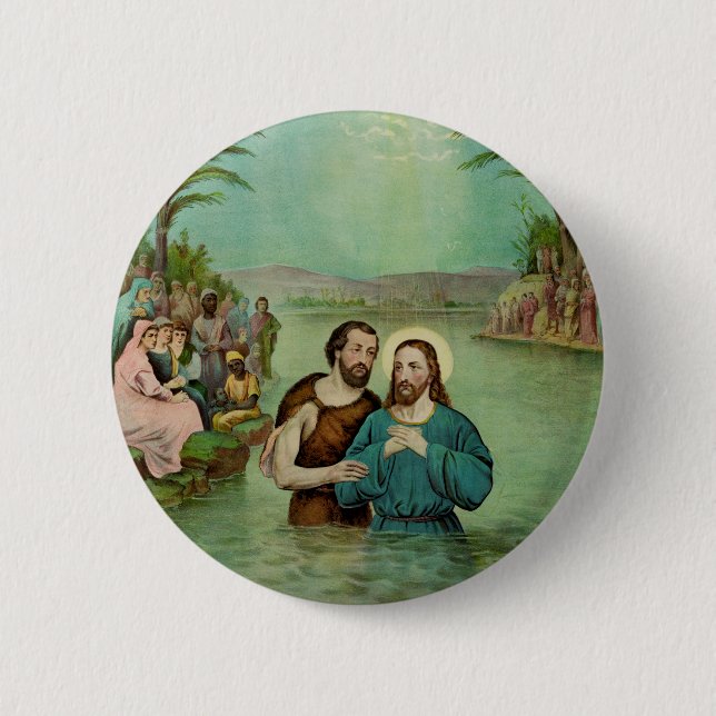 Dop av Jesus Kristus Knapp (Framsida)