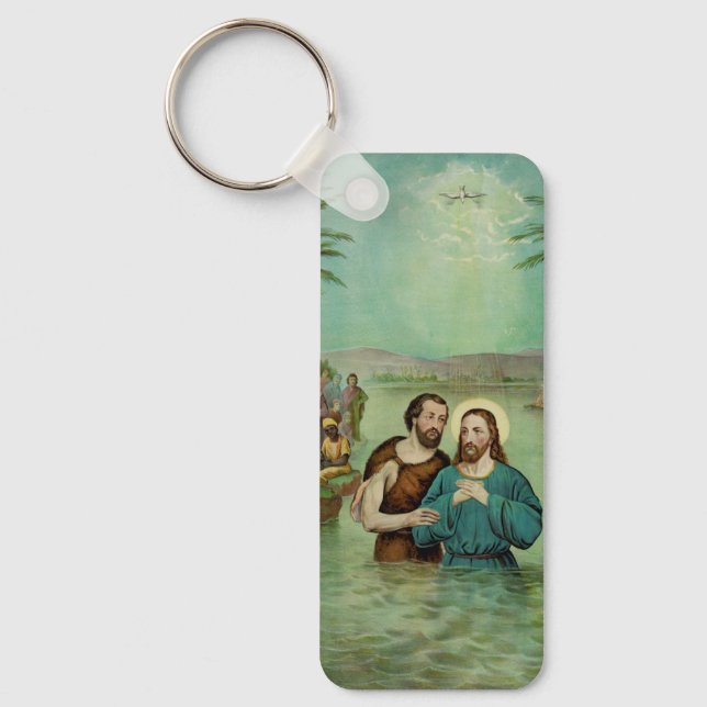 Dop av Jesus Kristus Nyckelring (Framsida)