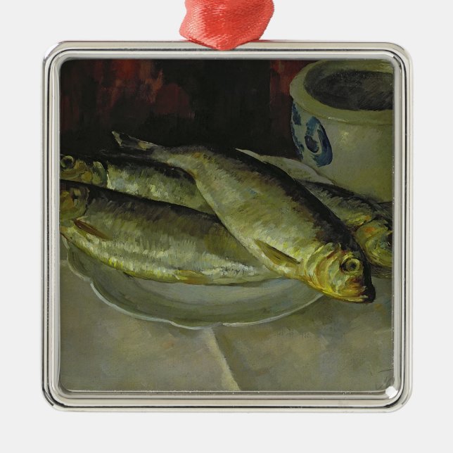 Dop av kammarherrearna julgransprydnad metall (Framsidan)