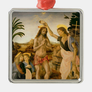 Dop av Kristus av John The Baptist Julgransprydnad Metall