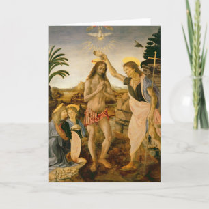 Dop av Kristus av John The Baptist Kort