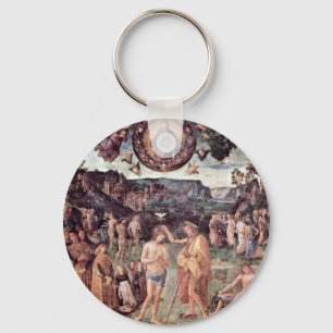 Dop av Kristus av Perugino Pietro Nyckelring