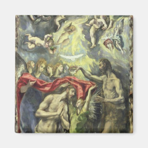 Dop av Kristus, c.1597 (olja på kanfas) Magnet