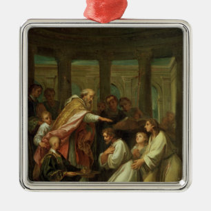 Dop av St Augustine Julgransprydnad Metall
