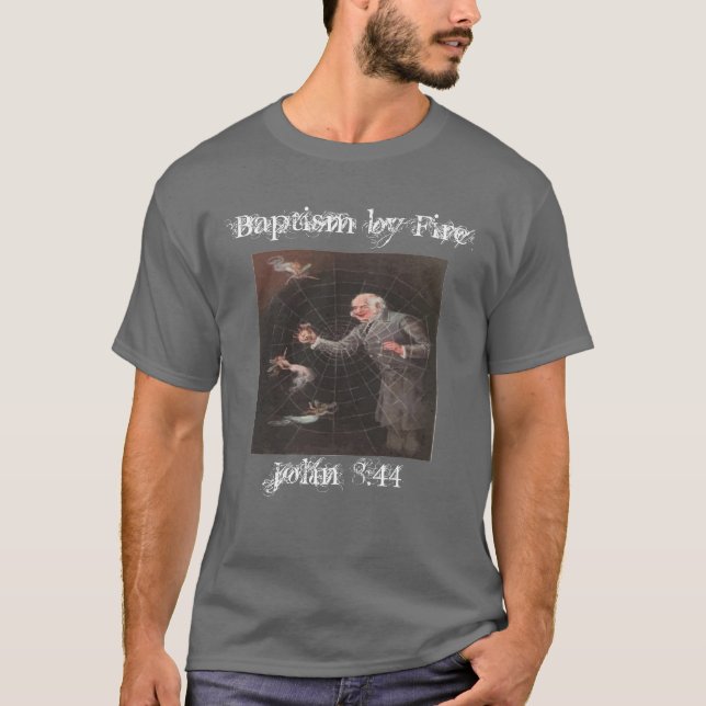 Dop avfyrar by "liaren ", tee shirt (Framsida)