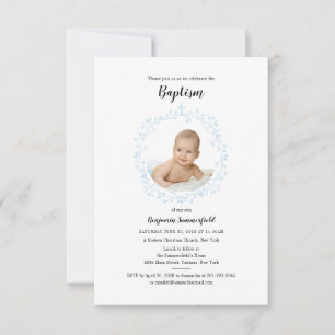 Dop Babybild Kristet religiöst evenemang Inbjudningar