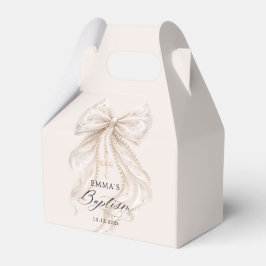Dop Elegant Slöja med Pärlor Presentaskar