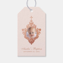 Dop Flicka Foto Roséguld Rosa Elegant