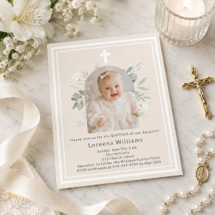 Dop foto blommor champagne flicka inbjudan