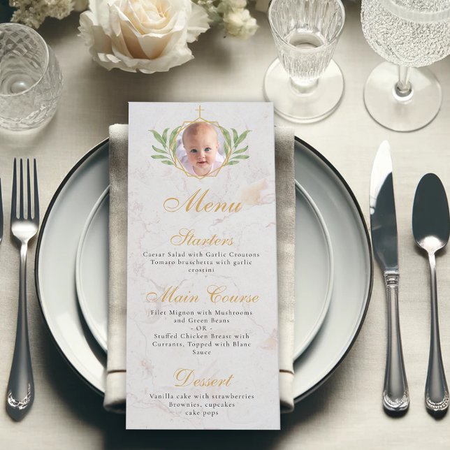 Dop Foto Botanisk Guldmarmorblad Löv Meny (Skapare uppladdad)