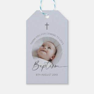 Dop Foto Tack Dusky Blue Presentetikett