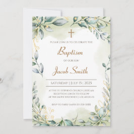 Dop inbjudningar Flickor & Pojkar Dop inbjudan