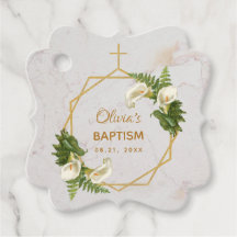 Dop Liljor Guld Marmor Blommig Geometrisk