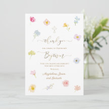 Dop lilla blommor tackkort