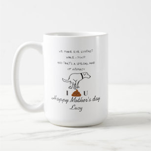 Dop poop Lycklig Fars dag Coffee Mugg