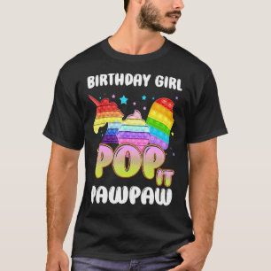 Dopa på den födelsedag som unga flickor har i jakt t shirt