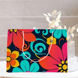 Dopamin Decor - Bright Funky Flowers-Retro