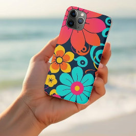 Dopamin Decor- Bright Funky Flowers-Retro