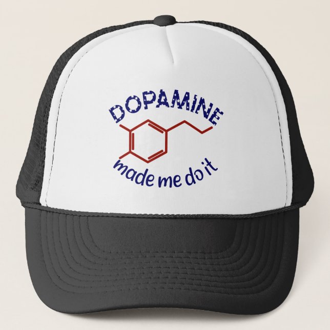 Dopamin fick mig att göra det! Funny ADHD-impuls Keps (Framsida)
