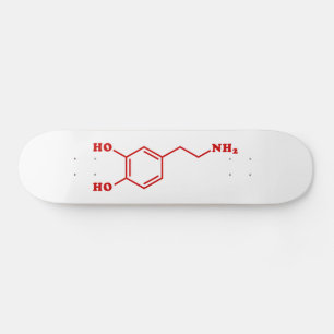 Dopamin Molekylär kemisk formel Mini Skateboard Bräda 18,5 Cm