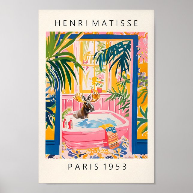 Dopamindekaler för bäckenbotten, rosa i badkar poster (Framsidan)