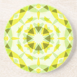 Dopamindekan av Bright Gult Grönt Summer Star Underlägg